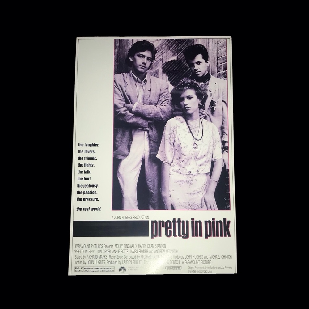 Vintage Pretty in Pink Poster